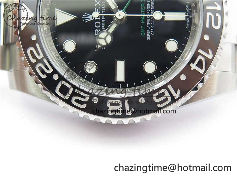 GMT-Master II 116710 LN Black Ceramic 904L Steel V9F 1:1 Best Edition SA3186 CHS