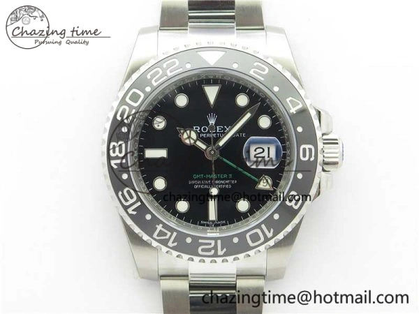 GMT-Master II 116710 LN Black Ceramic 904L Steel V9F 1:1 Best Edition SA3186 CHS