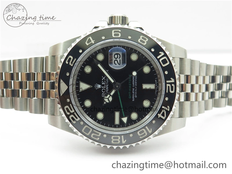 GMT-Master II 116710 LN Black Ceramic 904L Steel VRF 1:1 Best Edition On Jubilee Braclet VR3186 CHS V3 (CF Bezel)