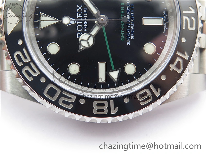 GMT-Master II 116710 LN Black Ceramic 904L Steel VRF 1:1 Best Edition On Jubilee Braclet VR3186 CHS V3 (CF Bezel)