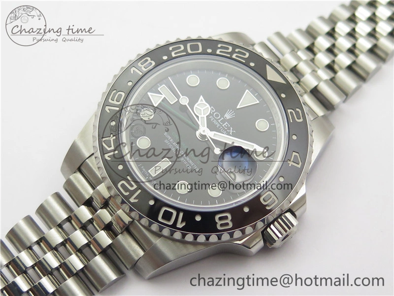 GMT-Master II 116710 LN Black Ceramic 904L Steel VRF 1:1 Best Edition On Jubilee Braclet VR3186 CHS V3 (CF Bezel)