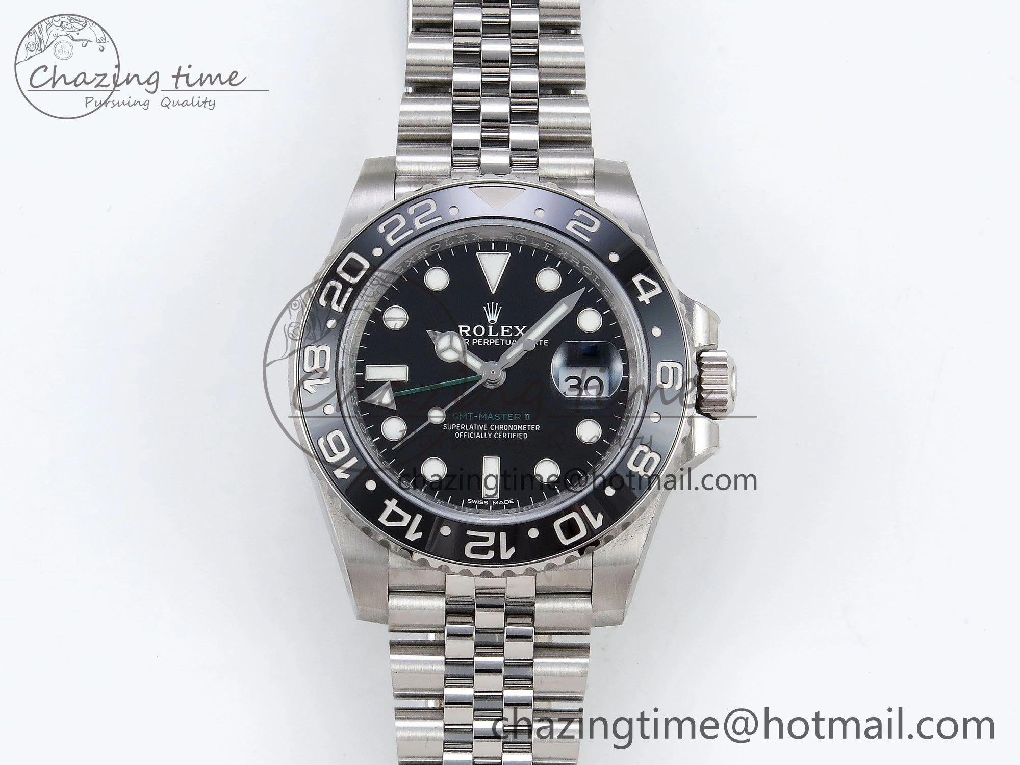 GMT Master II 116710 LN HGF 904L SS 1:1 Best Edition on Jubilee Bracelet VR3186 CHS