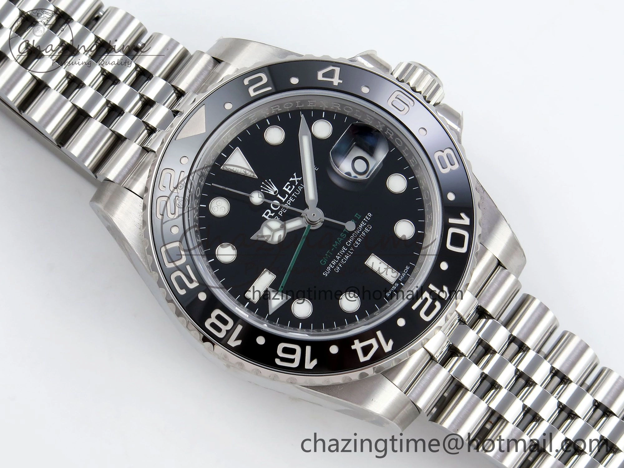 GMT Master II 116710 LN HGF 904L SS 1:1 Best Edition on Jubilee Bracelet VR3186 CHS
