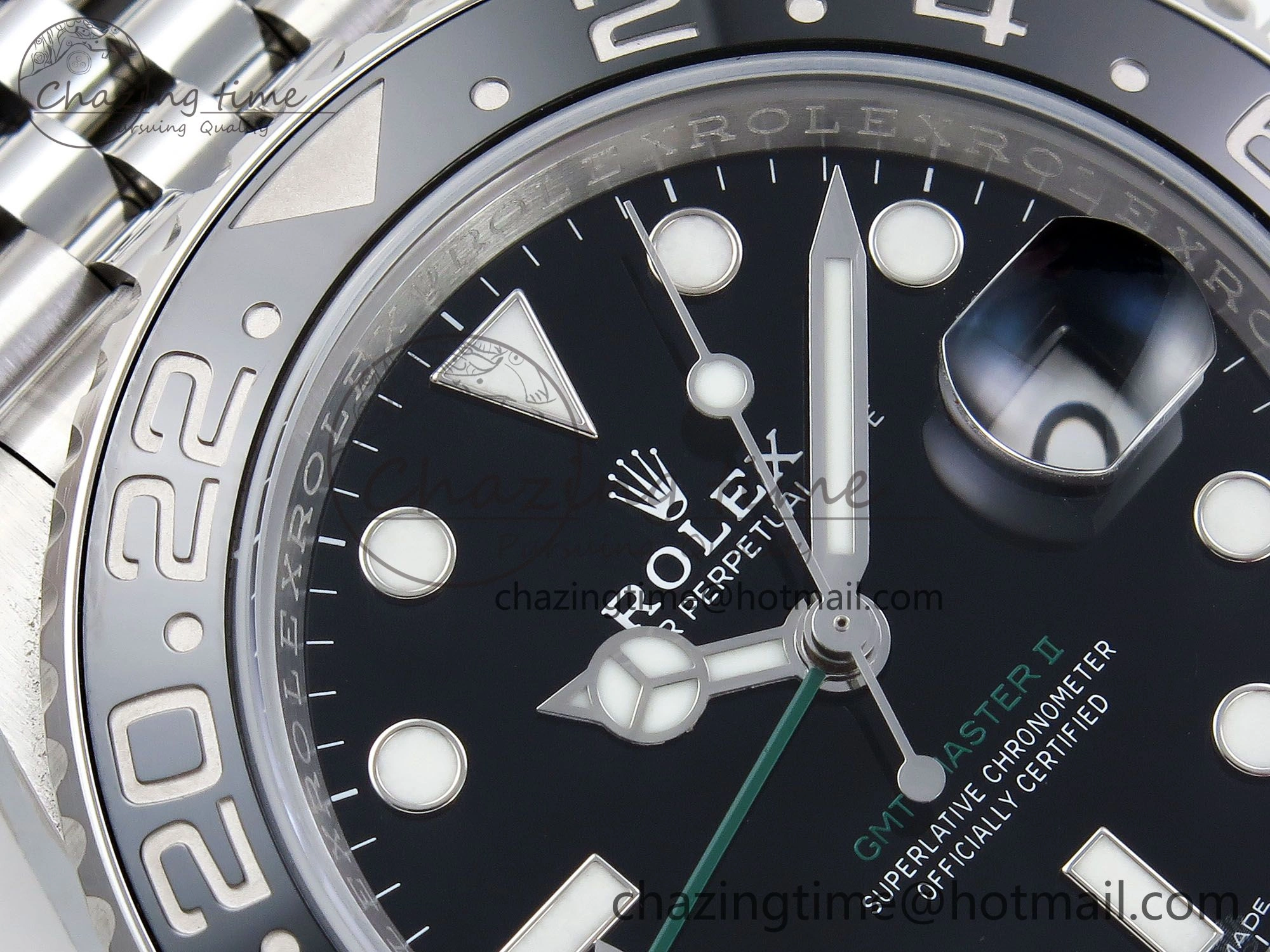 GMT Master II 116710 LN HGF 904L SS 1:1 Best Edition on Jubilee Bracelet VR3186 CHS