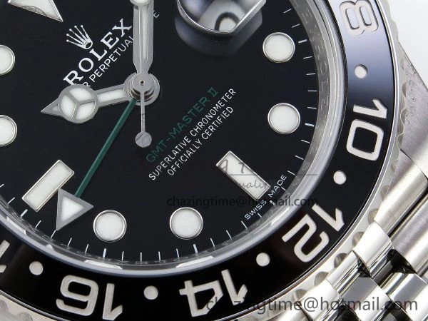 GMT Master II 116710 LN HGF 904L SS 1:1 Best Edition on Jubilee Bracelet VR3186 CHS