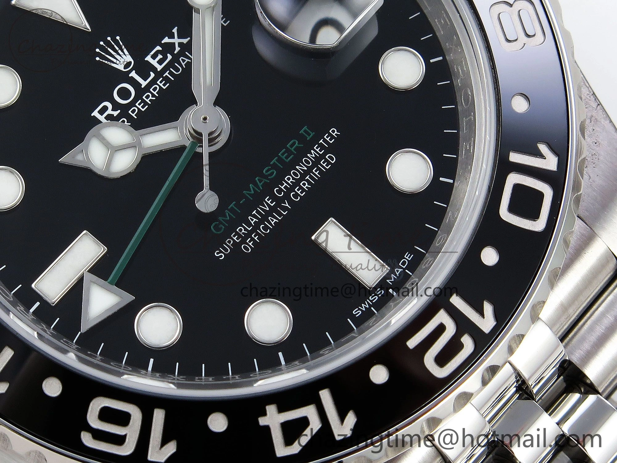 GMT Master II 116710 LN HGF 904L SS 1:1 Best Edition on Jubilee Bracelet VR3186 CHS