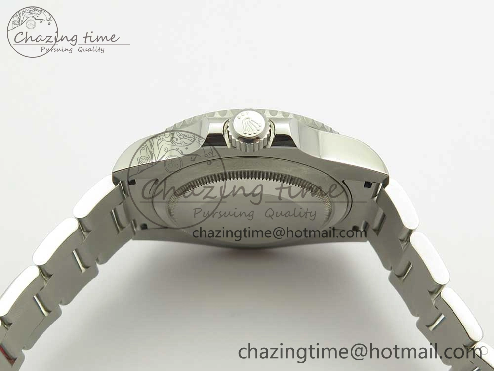 GMT Master II 116710 Real Black Blue Ceramic Bezel 904L SS DJF Best Edition Blue Dial on 904L Oyster Bracelet A2836