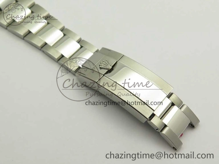 GMT Master II 116710 Real Black Blue Ceramic Bezel 904L SS DJF Best Edition Blue Dial on 904L Oyster Bracelet A2836