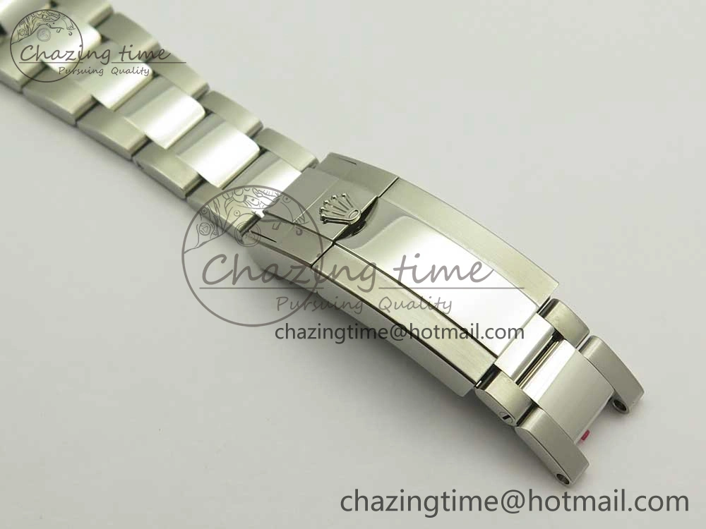 GMT Master II 116710 Real Black Blue Ceramic Bezel 904L SS DJF Best Edition Blue Dial on 904L Oyster Bracelet A2836