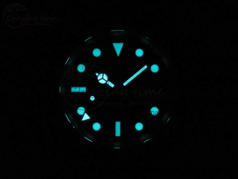 GMT Master II 116710 Real Black Blue Ceramic Bezel 904L SS DJF Best Edition Blue Dial on 904L Oyster Bracelet A2836
