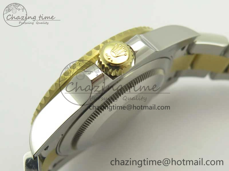 GMT Master II 116713 GMF 904L Steel Edition Green Dial on SS YG Bracelet A2836
