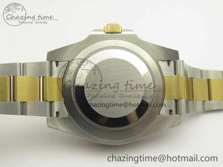 GMT Master II 116713 GMF 904L Steel Edition Green Dial on SS YG Bracelet A2836