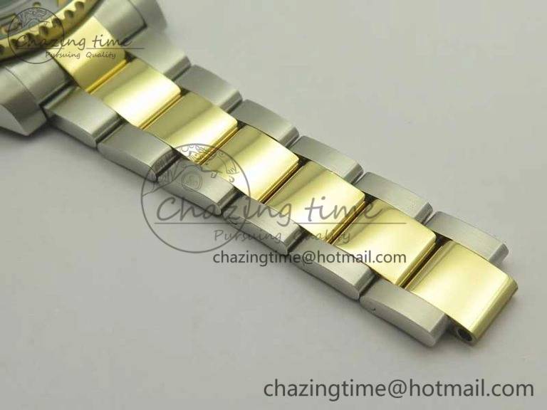 GMT Master II 116713 GMF 904L Steel Edition Green Dial on SS YG Bracelet A2836