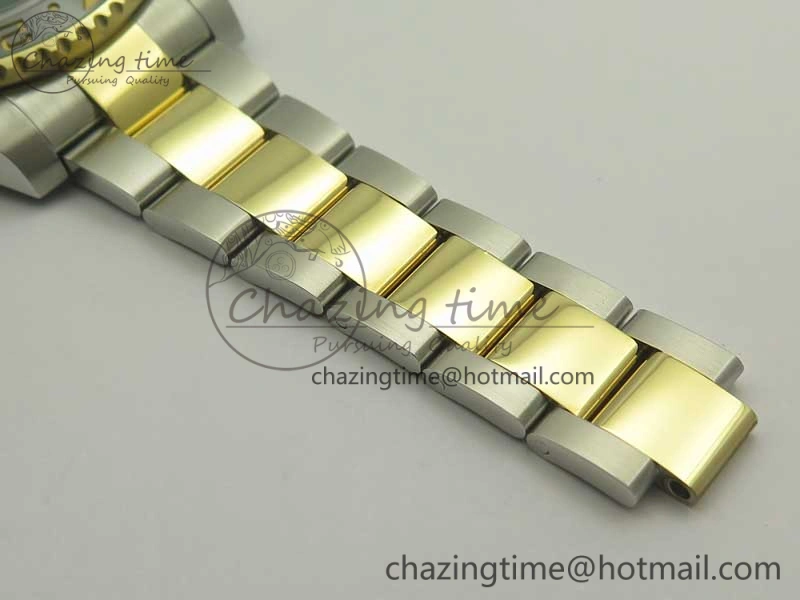 GMT Master II 116713 GMF 904L Steel Edition Green Dial on SS YG Bracelet A2836