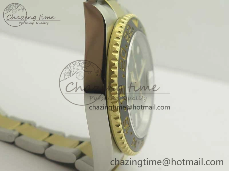 GMT Master II 116713 GMF 904L Steel Edition Green Dial on SS YG Bracelet A2836