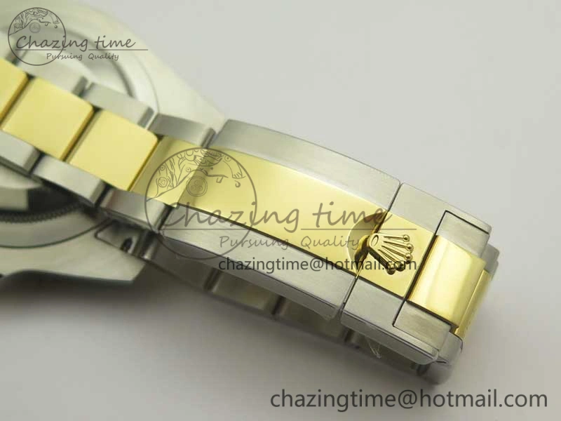 GMT Master II 116713 GMF 904L Steel Edition Green Dial on SS YG Bracelet A2836