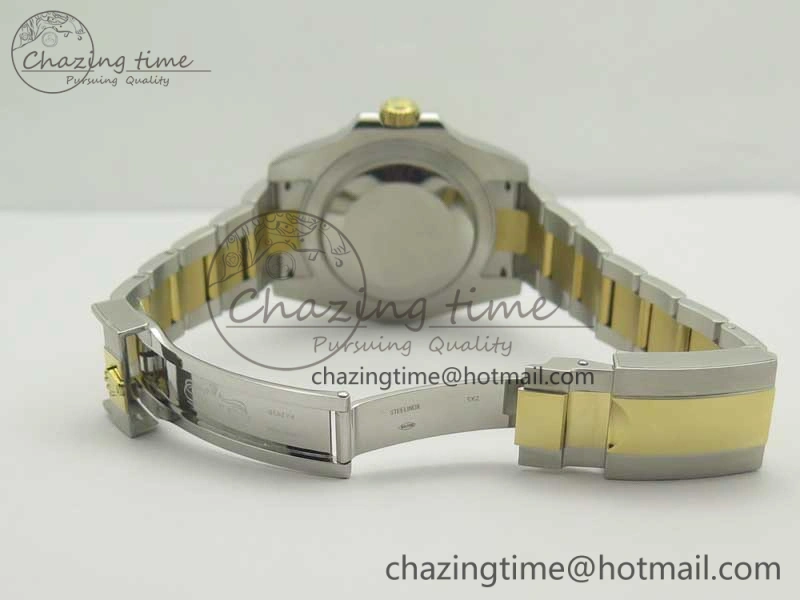 GMT Master II 116713 GMF 904L Steel Edition Green Dial on SS YG Bracelet A2836