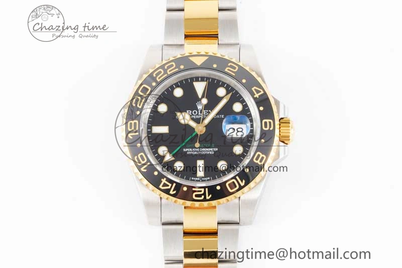 GMT Master II 116713 LN 904L SS APF 1:1 Best Edition on SS YG Bracelet VR3186 CHS