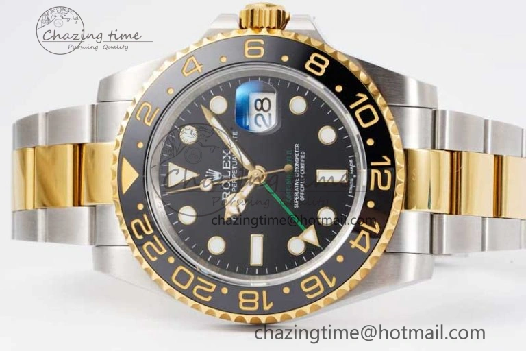 GMT Master II 116713 LN 904L SS APF 1:1 Best Edition on SS YG Bracelet VR3186 CHS