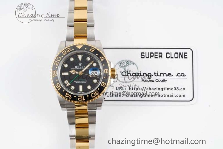 GMT Master II 116713 LN 904L SS APF 1:1 Best Edition on SS YG Bracelet VR3186 CHS