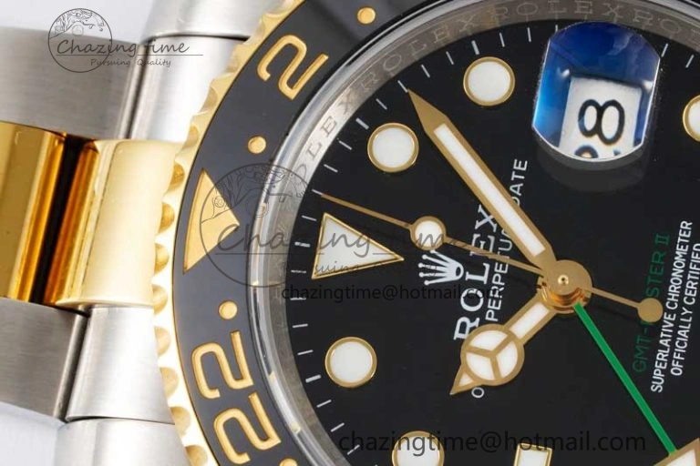 GMT Master II 116713 LN 904L SS APF 1:1 Best Edition on SS YG Bracelet VR3186 CHS