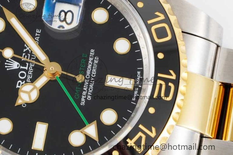 GMT Master II 116713 LN 904L SS APF 1:1 Best Edition on SS YG Bracelet VR3186 CHS
