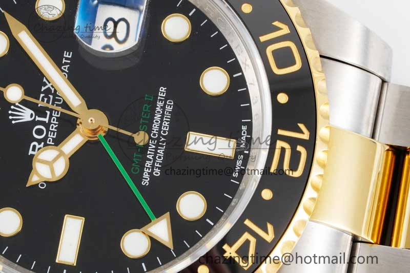 GMT Master II 116713 LN 904L SS APF 1:1 Best Edition on SS YG Bracelet VR3186 CHS