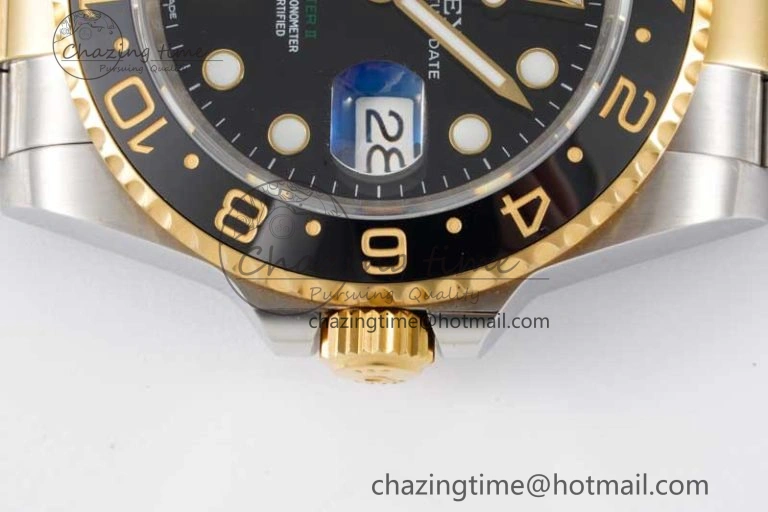 GMT Master II 116713 LN 904L SS APF 1:1 Best Edition on SS YG Bracelet VR3186 CHS