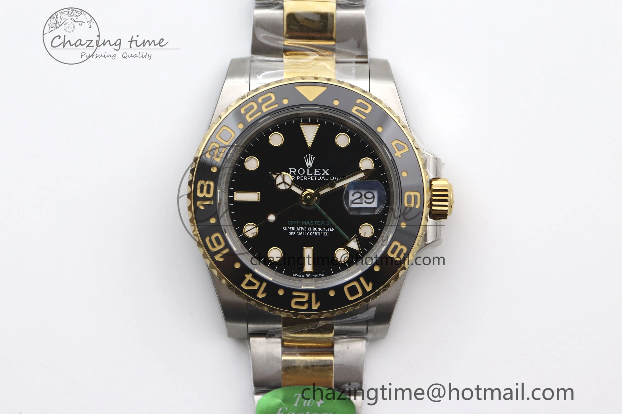 GMT Master II 116713 LN 904L SS TW+ Best Edition on SS YG Bracelet VR3186 CHS