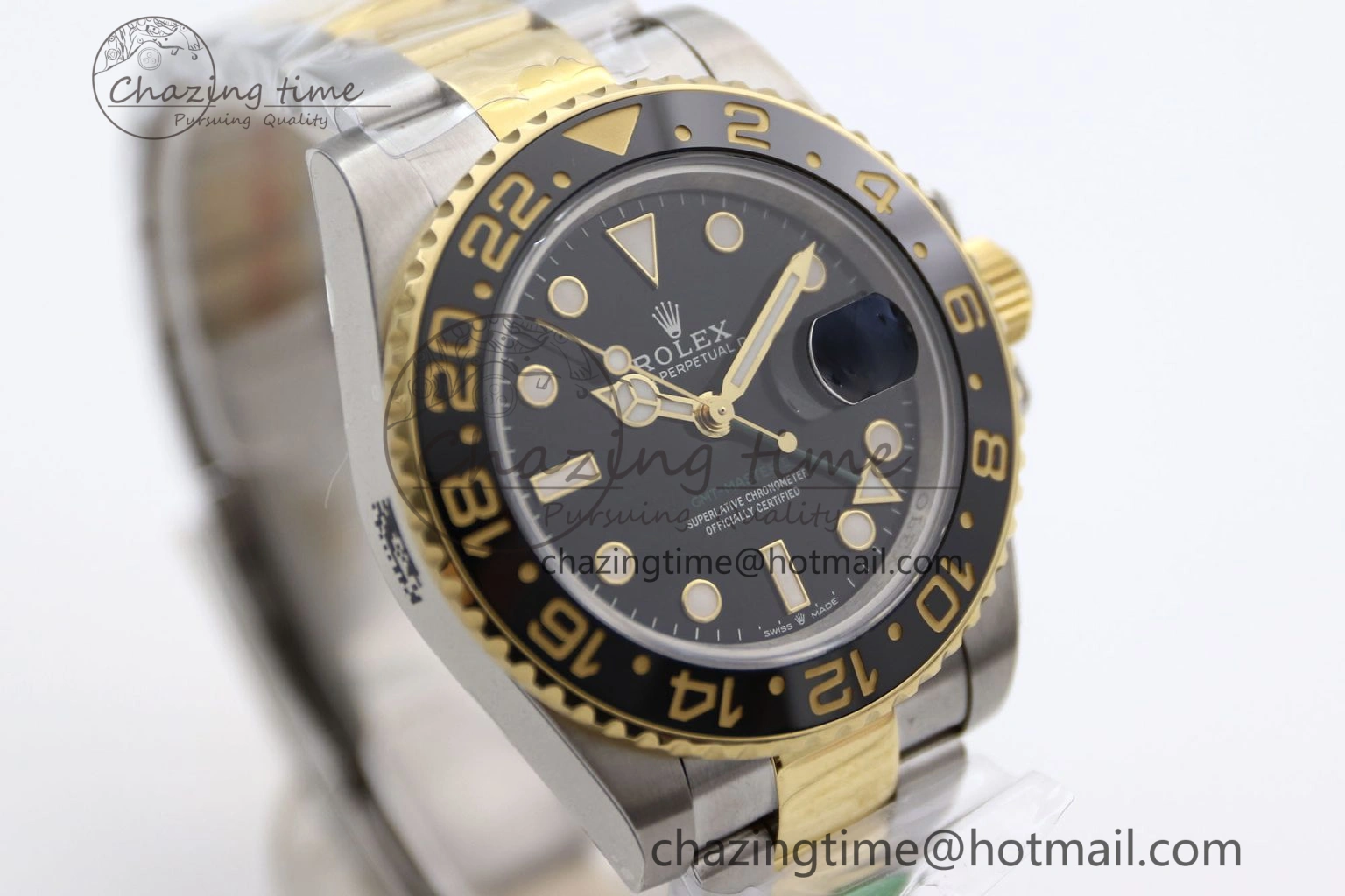 GMT Master II 116713 LN 904L SS TW+ Best Edition on SS YG Bracelet VR3186 CHS