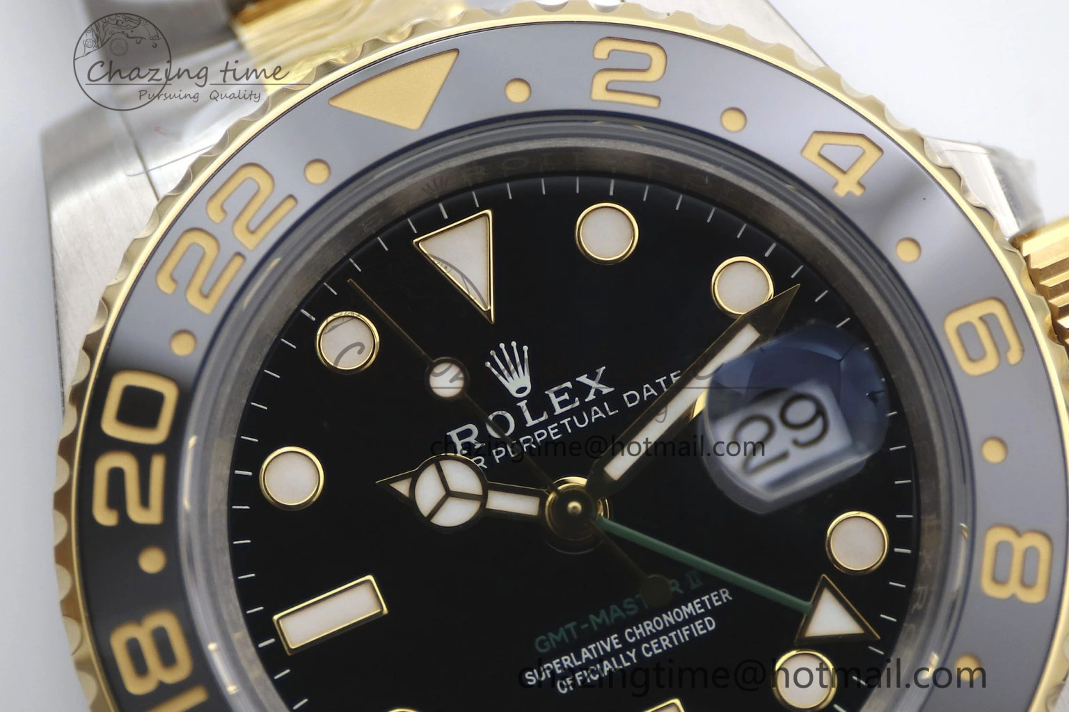 GMT Master II 116713 LN 904L SS TW+ Best Edition on SS YG Bracelet VR3186 CHS