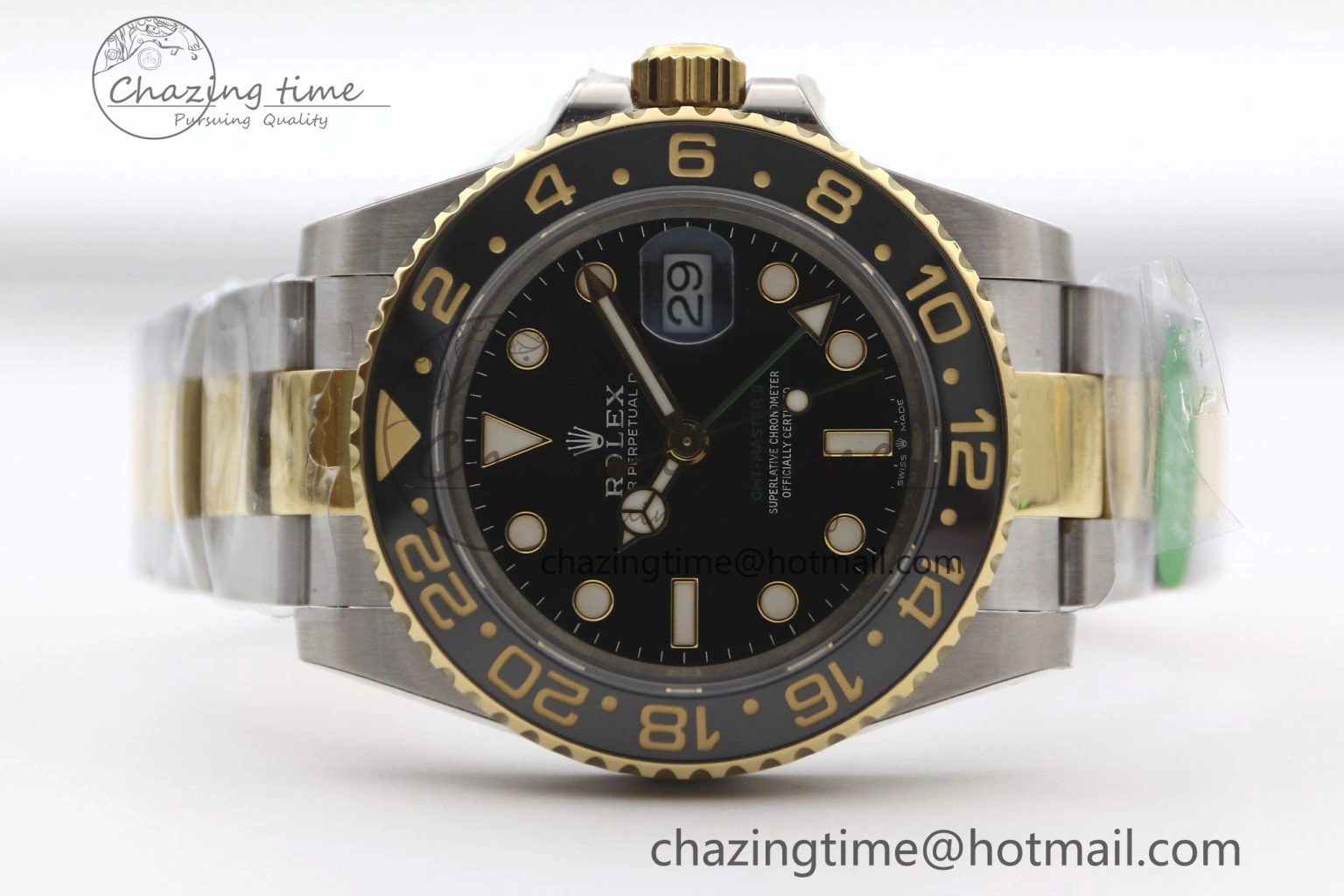 GMT Master II 116713 LN 904L SS TW+ Best Edition on SS YG Bracelet VR3186 CHS