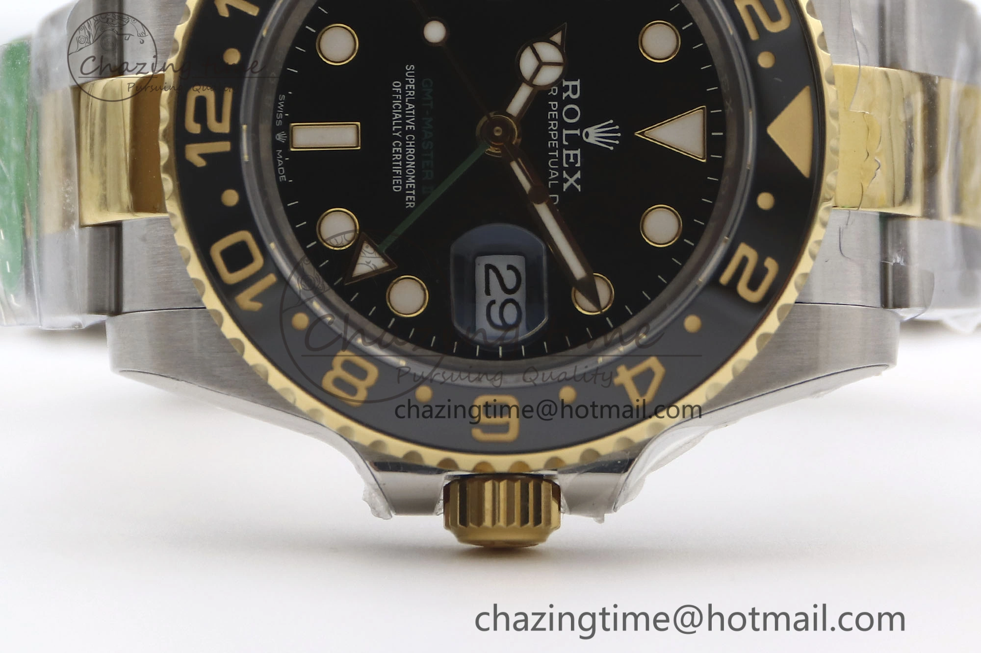 GMT Master II 116713 LN 904L SS TW+ Best Edition on SS YG Bracelet VR3186 CHS