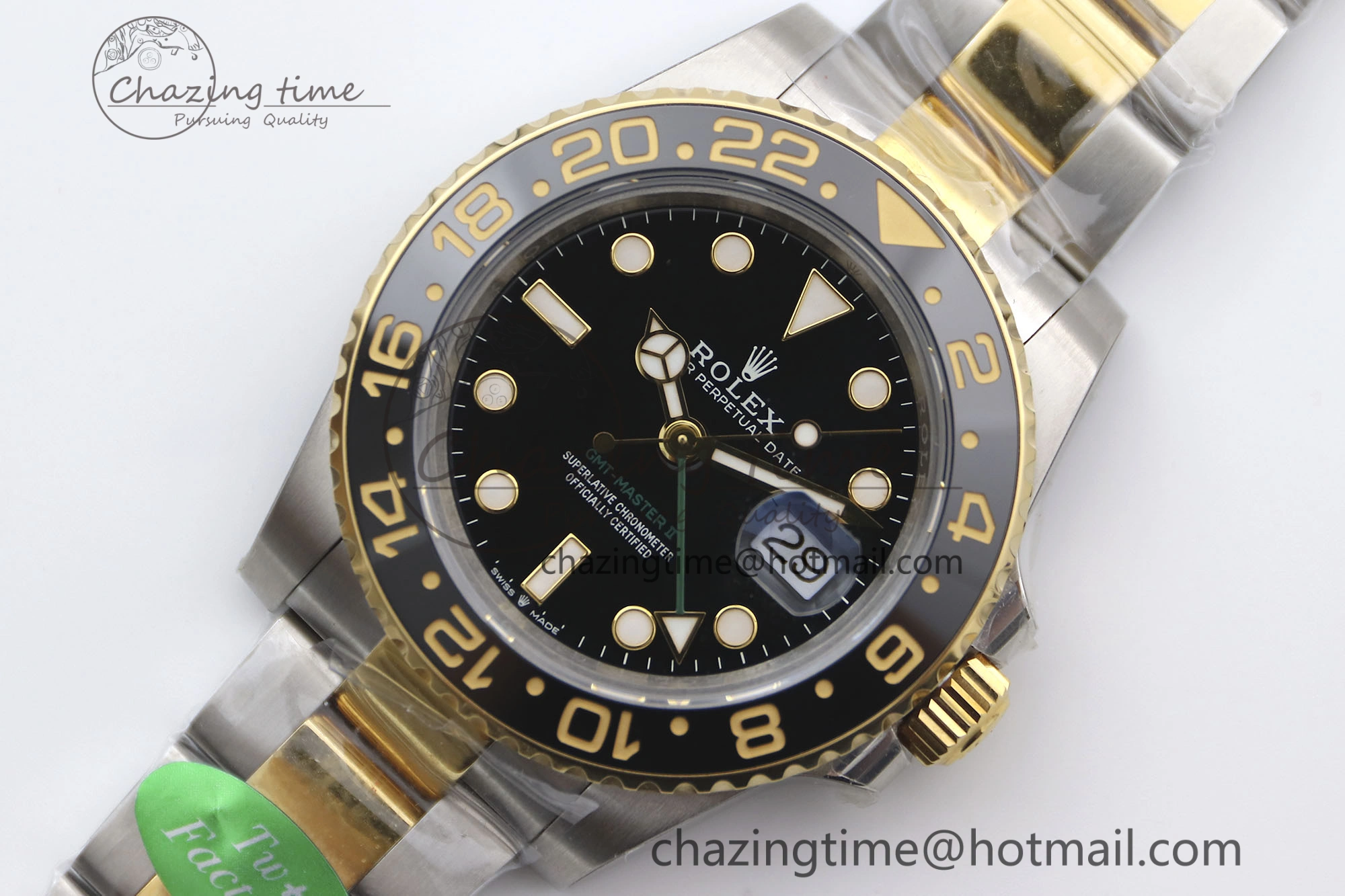 GMT Master II 116713 LN 904L SS TW+ Best Edition on SS YG Bracelet VR3186 CHS