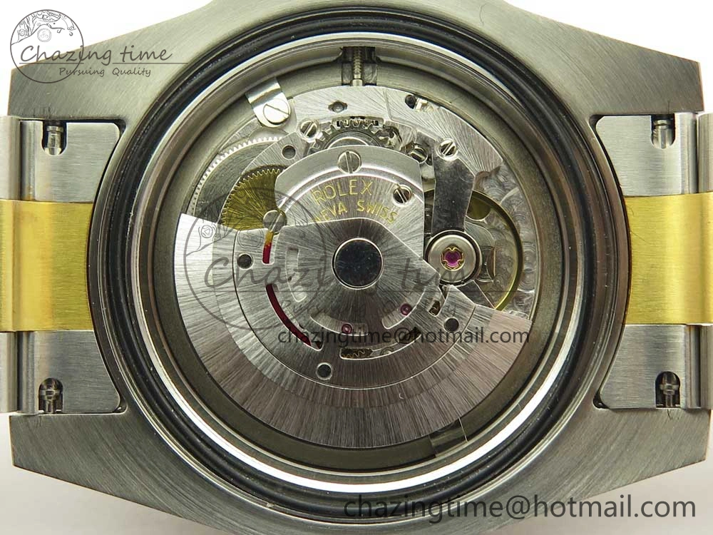 GMT-Master II 116713 LN Black Ceramic Thick YG Wrapped 904L Steel 1:1 Noob Best Edition A3187 (Correct Hand Stack)