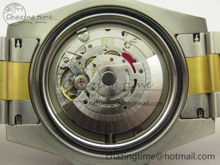 GMT-Master II 116713 LN Black Ceramic Thick YG Wrapped 904L Steel 1:1 Noob Best Edition A3187 (Correct Hand Stack)
