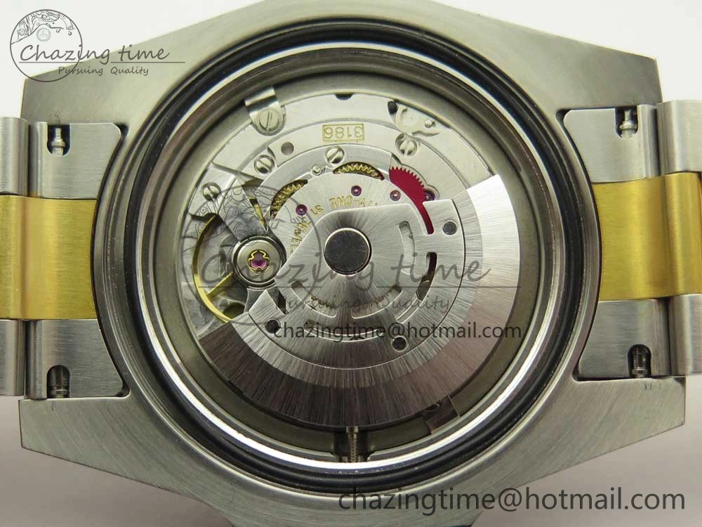 GMT-Master II 116713 LN Black Ceramic Thick YG Wrapped 904L Steel 1:1 Noob Best Edition A3187 (Correct Hand Stack)
