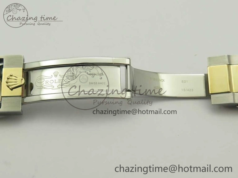GMT-Master II 116713 LN Black Ceramic Thick YG Wrapped 904L Steel 1:1 Noob Best Edition A3187 (Correct Hand Stack)