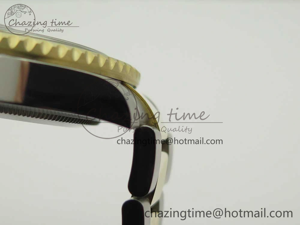 GMT-Master II 116713 LN Black Ceramic Thick YG Wrapped 904L Steel 1:1 Noob Best Edition A3187 (Correct Hand Stack)
