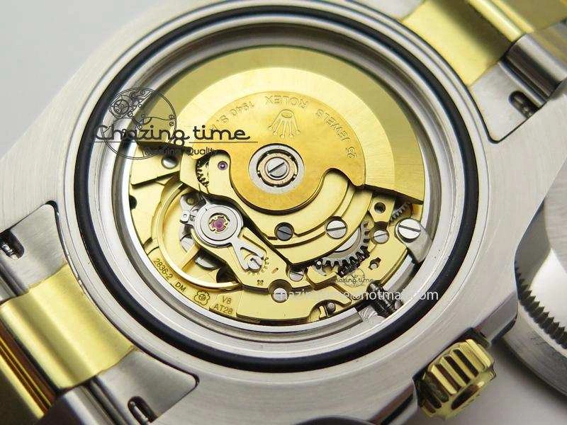 GMT-Master II 116713 LN Bp-Maker Best Edition YG Wrapped Bezel Black Dial On SS YG Bracelet ETA2836
