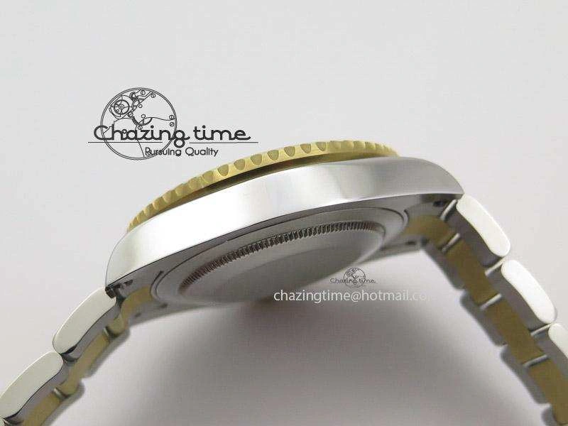 GMT-Master II 116713 LN Noob 1:1 Best Edition YG Wrapped Bezel Black Dial On SS YG Bracelet A2836