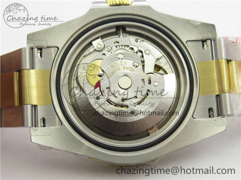 GMT-Master II 116713 LN YG Wrapped 904L Steel GMF 1:1 Best Edition A3186 (Correct Hand Stack)