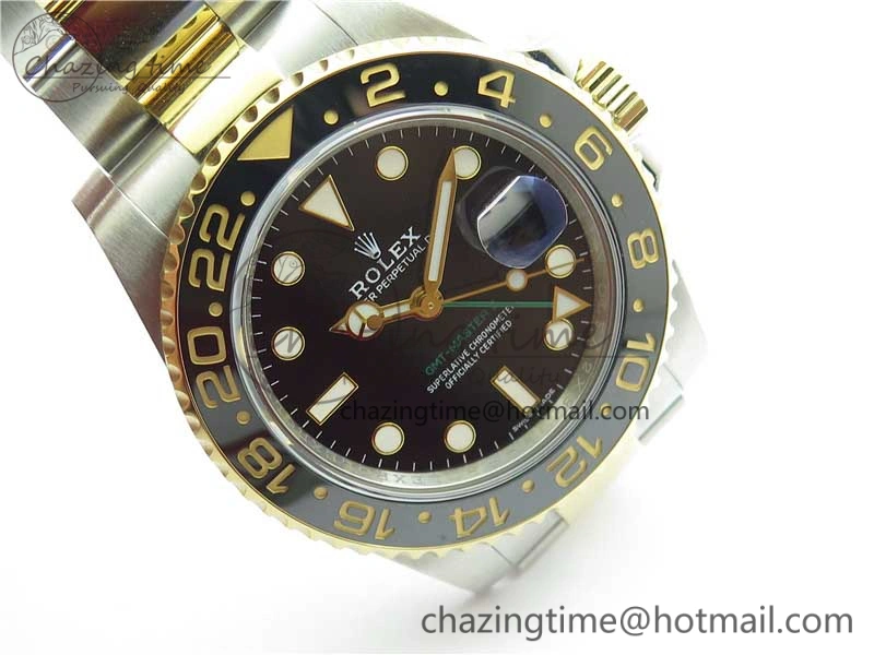GMT-Master II 116713 Two Tone SS YG 904L Steel ARF 1:1 Best Edition SH3186 CHS