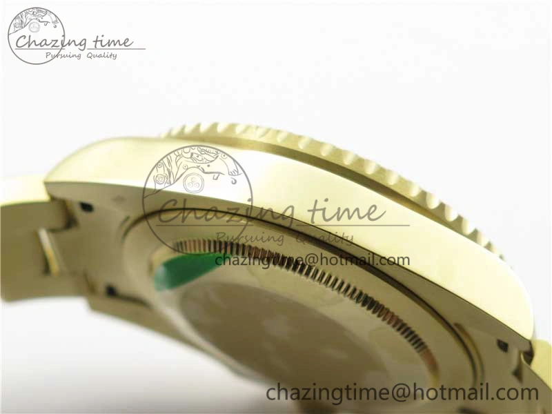 GMT Master II 116718 LN Black Ceramic 316L Steel GMF 1:1 Best Edition Green Dial on YG Bracelet A3186