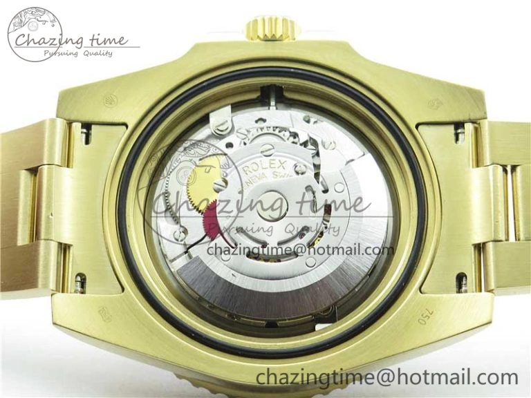 GMT Master II 116718 LN Black Ceramic 316L Steel GMF 1:1 Best Edition Green Dial on YG Bracelet A3186