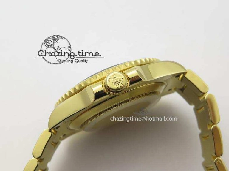 GMT-Master II 116718 LN Bp-Maker Best Edition YG Wrapped Bezel Black Dial On YG Bracelet ETA2836