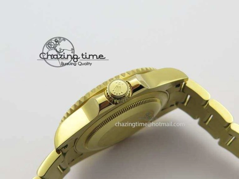 GMT-Master II 116718LN YG Bp-Maker Green Dial Ceramic Bezel On YG Bracelet A3186