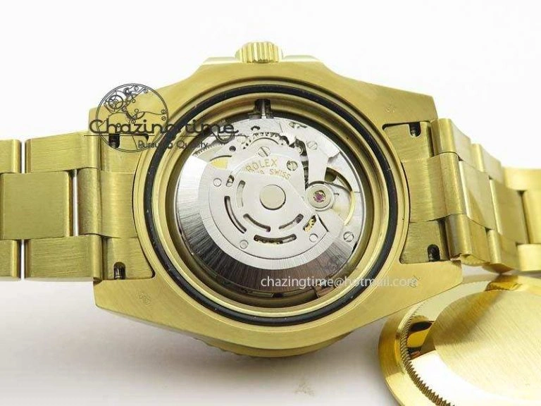 GMT-Master II 116718LN YG Bp-Maker Green Dial Ceramic Bezel On YG Bracelet A3186
