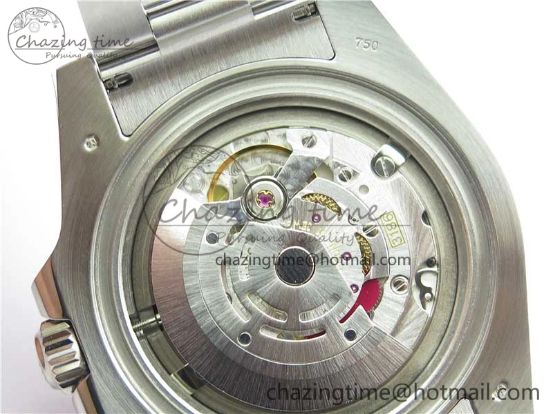 GMT Master II 116719 BLNR Real Ceramic 904L SS Noob 1:1 Best Edition Blue Dial on SS Bracelet A3285 V11 (Correct Hand Stack)