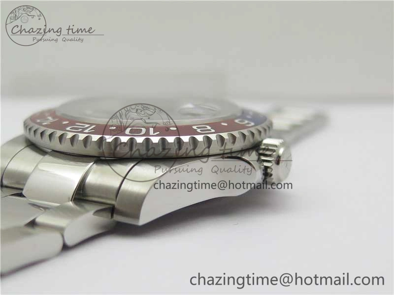 GMT-Master II 116719 BLRO 904L BP Maker 1:1 Best Edition Blue Dial On 904L Oyster Bracelet A3285 (Correct Hand Stack)